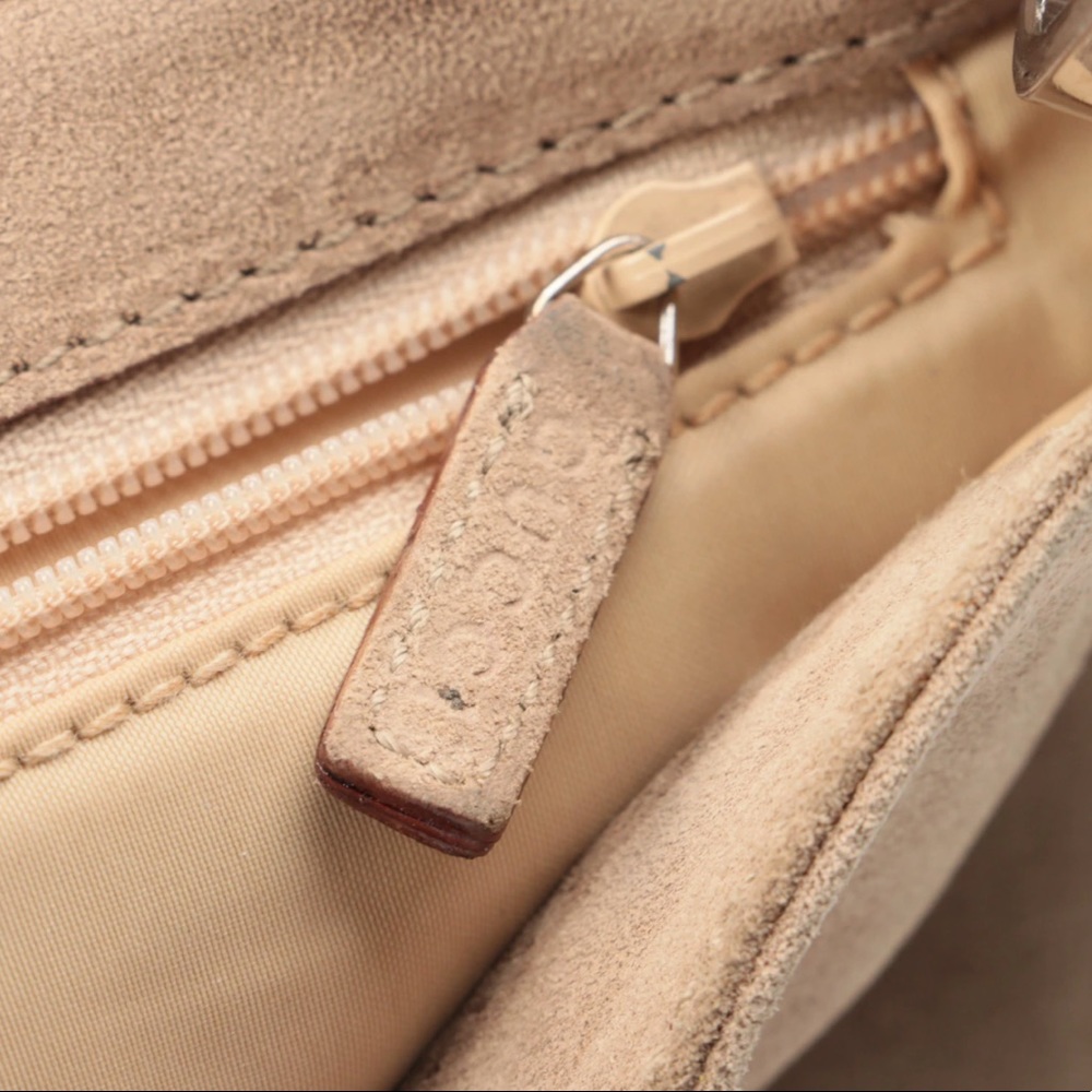 Gucci Suede Flap Front Shoulder Bag with Dustbag! - Picture 9 of 14